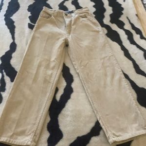 Beige boys corduroy pants size 7